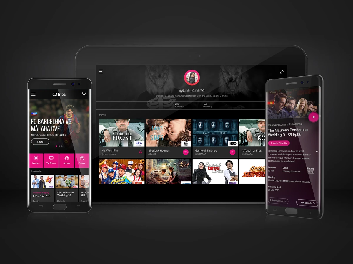 Astro Tribe TV social-first interface